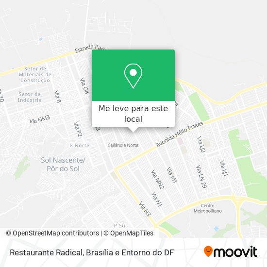 Restaurante Radical mapa