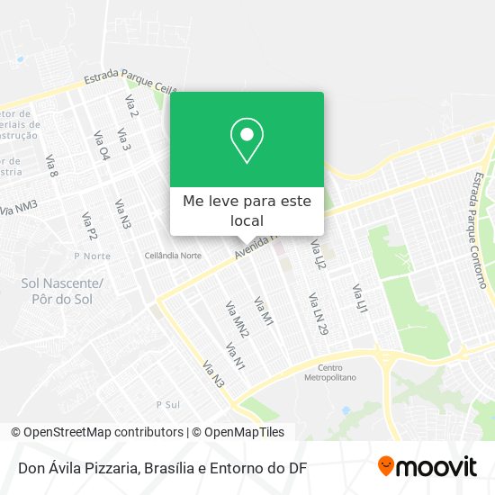 Don Ávila Pizzaria mapa