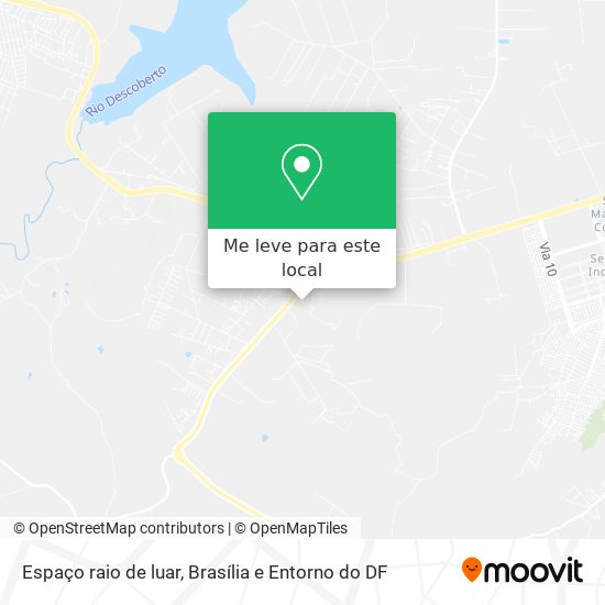 Espaço raio de luar mapa