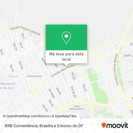 BRB Conveniência mapa