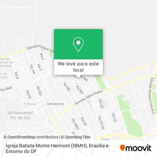 Igreja Batista Monte Hermom (IBMH) mapa