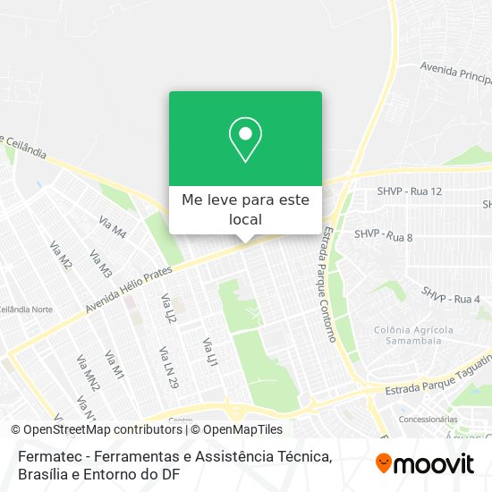 Fermatec - Ferramentas e Assistência Técnica mapa
