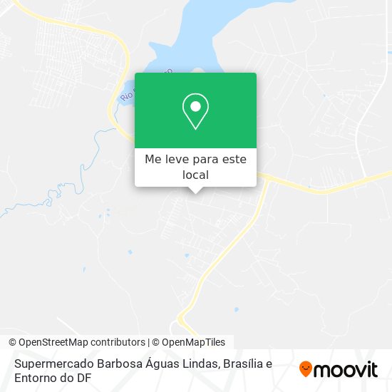 Supermercado Barbosa Águas Lindas mapa