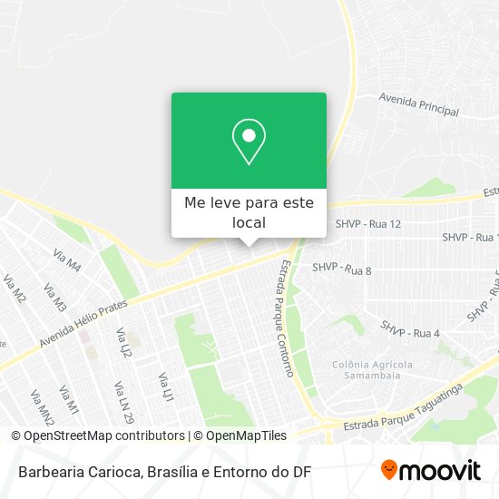 Barbearia Carioca mapa
