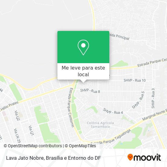 Lava Jato Nobre mapa