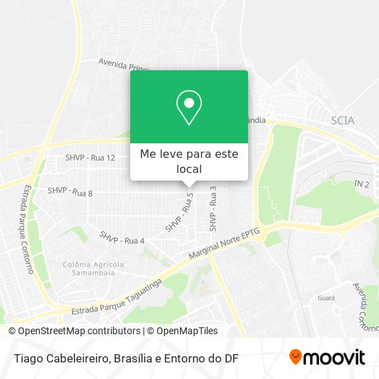 Tiago Cabeleireiro mapa