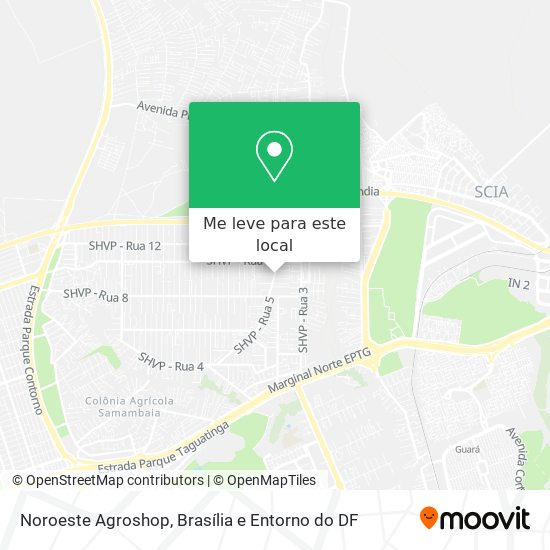 Noroeste Agroshop mapa