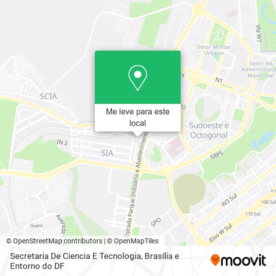 Secretaria De Ciencia E Tecnologia mapa