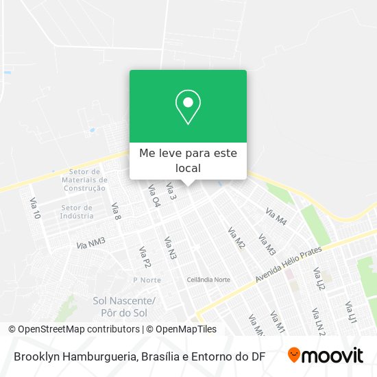 Brooklyn Hamburgueria mapa