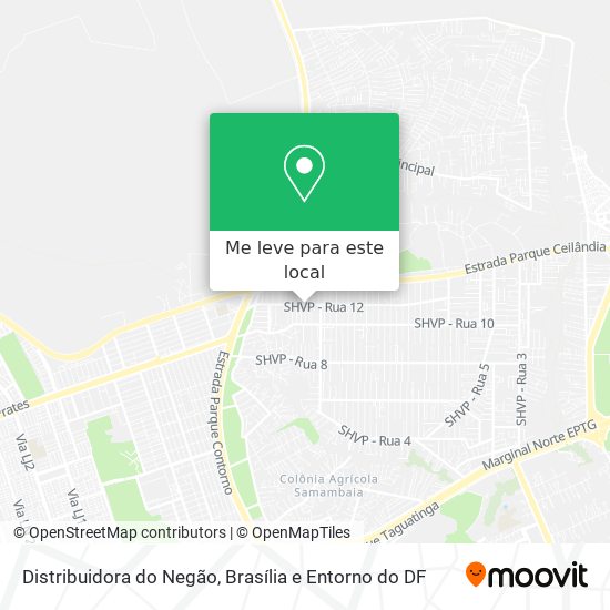 Distribuidora do Negão mapa