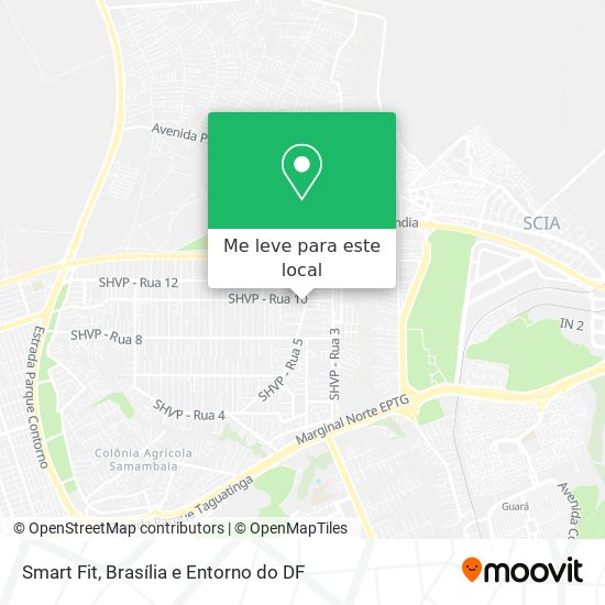 Smart Fit mapa