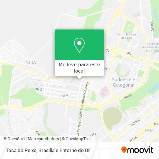 Toca do Peixe mapa