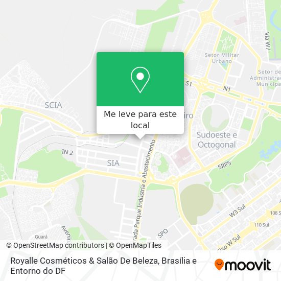 Royalle Cosméticos & Salão De Beleza mapa