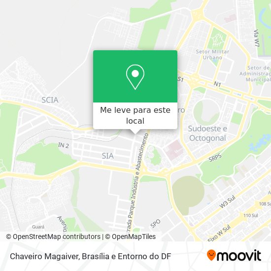 Chaveiro Magaiver mapa