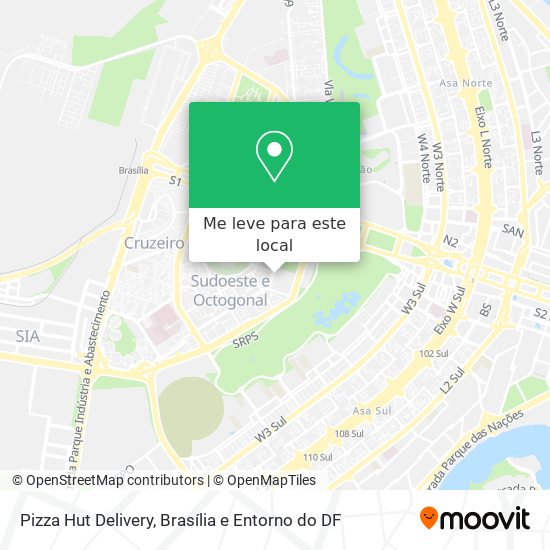 Pizza Hut Delivery mapa