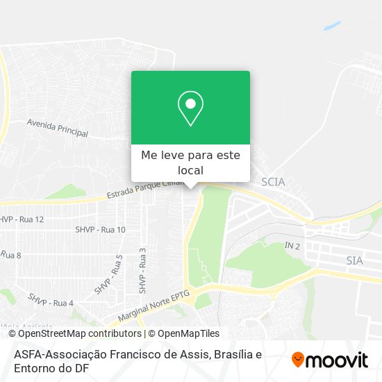 ASFA-Associação Francisco de Assis mapa