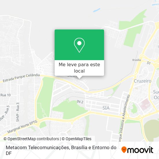 Metacom Telecomunicações mapa