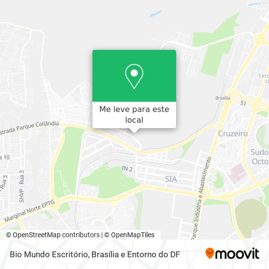 Bio Mundo Escritório mapa