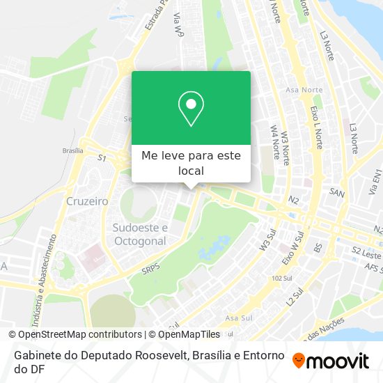 Gabinete do Deputado Roosevelt mapa