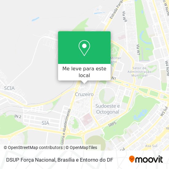 DSUP Força Nacional mapa