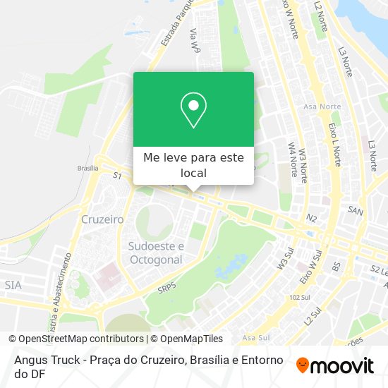 Angus Truck - Praça do Cruzeiro mapa