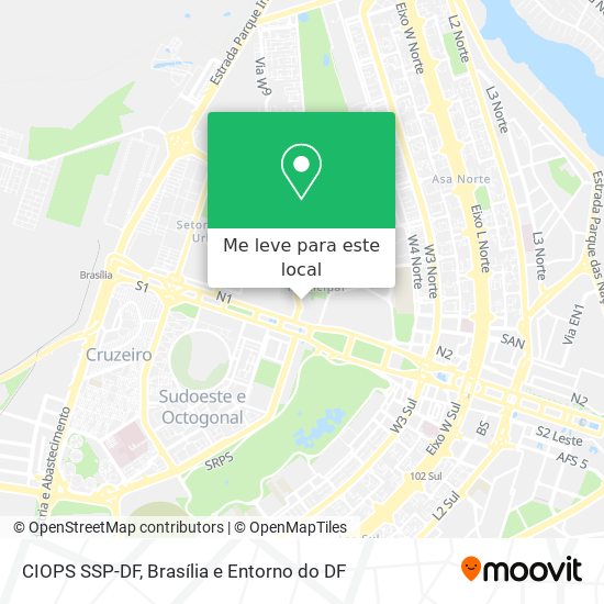 CIOPS SSP-DF mapa