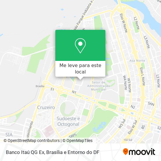 Banco Itaú QG Ex mapa