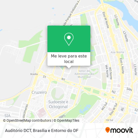 Auditório DCT mapa