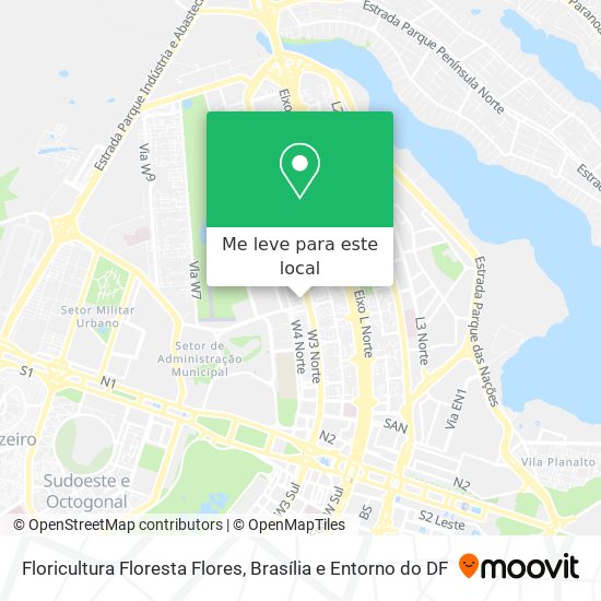 Floricultura Floresta Flores mapa