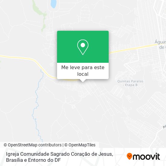 Igreja Comunidade Sagrado Coração de Jesus mapa
