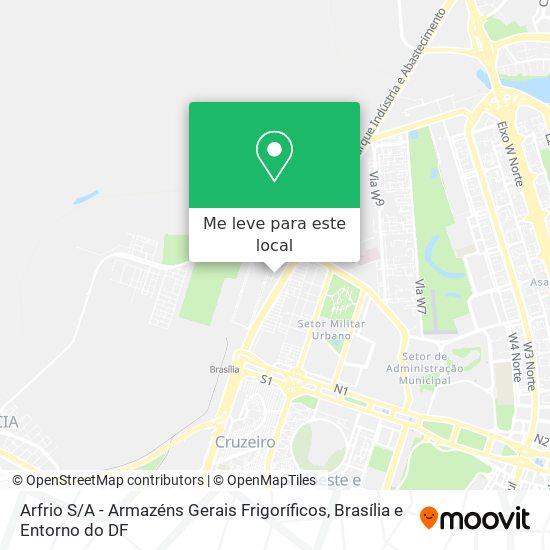 Arfrio S / A - Armazéns Gerais Frigoríficos mapa