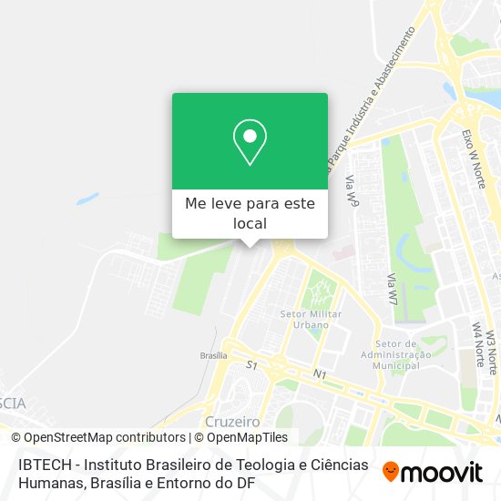 IBTECH - Instituto Brasileiro de Teologia e Ciências Humanas mapa