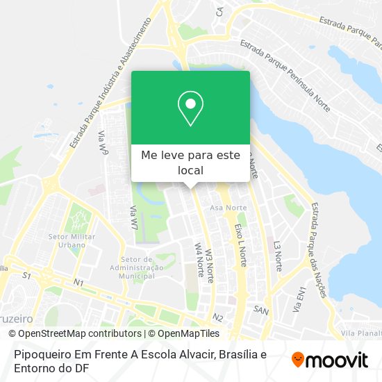 Pipoqueiro Em Frente A Escola Alvacir mapa