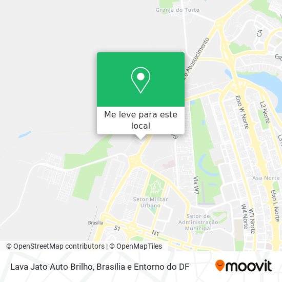 Lava Jato Auto Brilho mapa