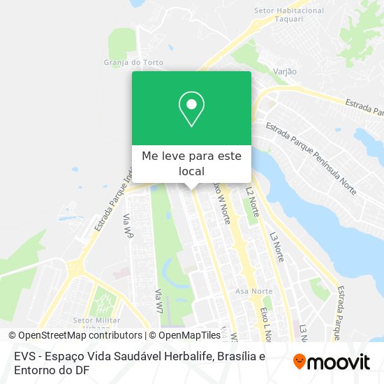 EVS - Espaço Vida Saudável Herbalife mapa
