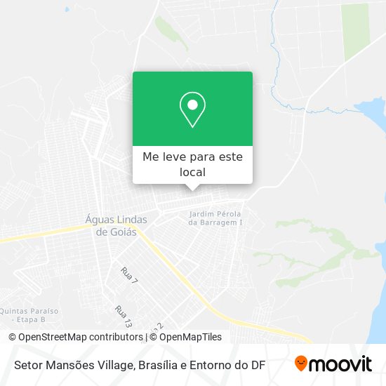Setor Mansões Village mapa