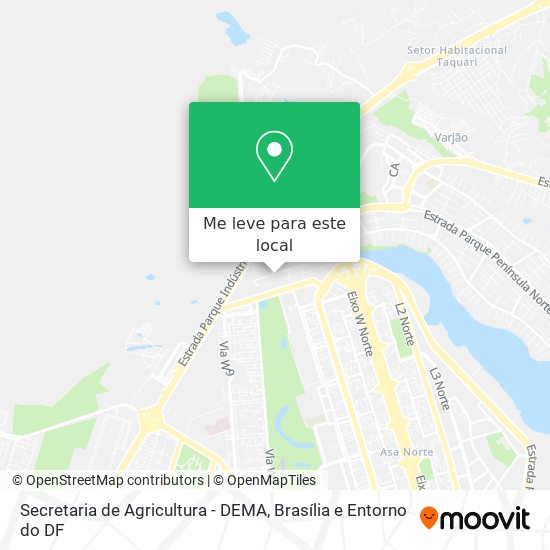 Secretaria de Agricultura - DEMA mapa