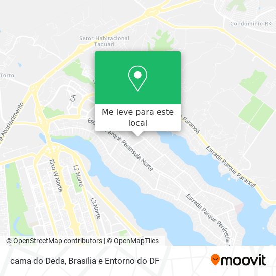 cama do Deda mapa