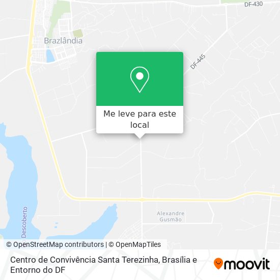 Centro de Convivência Santa Terezinha mapa