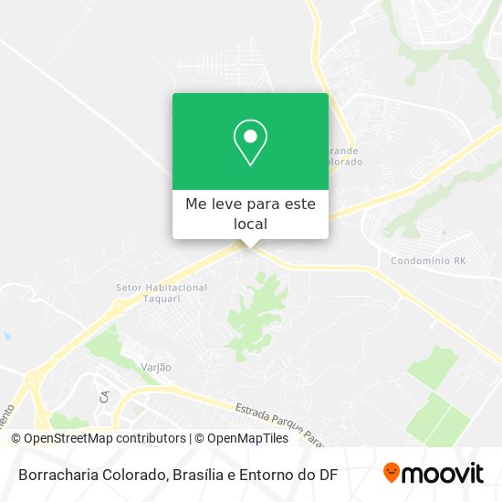 Borracharia Colorado mapa