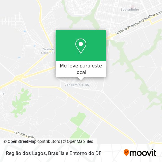 Região dos Lagos mapa