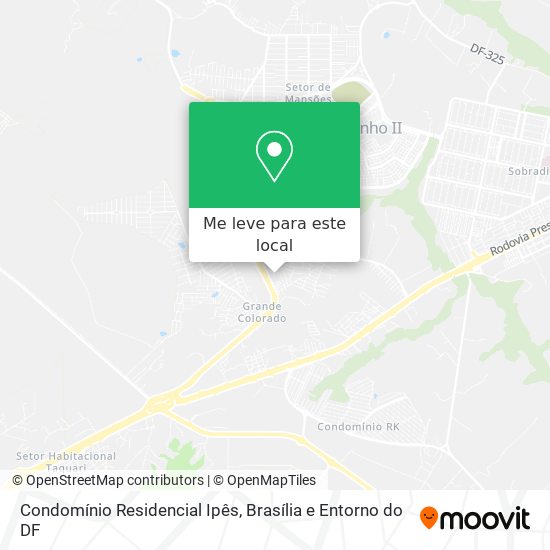 Condomínio Residencial Ipês mapa