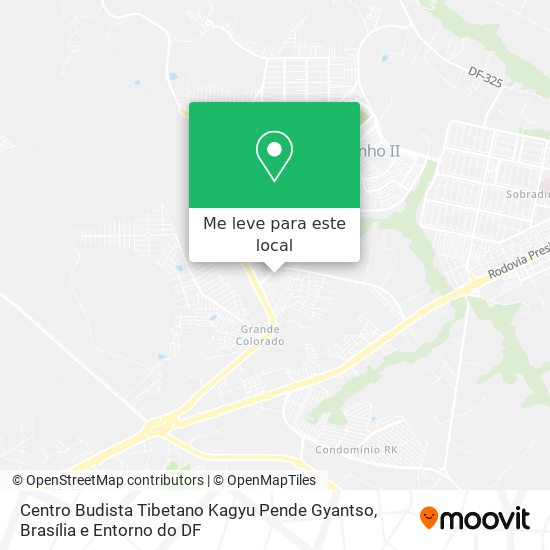 Centro Budista Tibetano Kagyu Pende Gyantso mapa