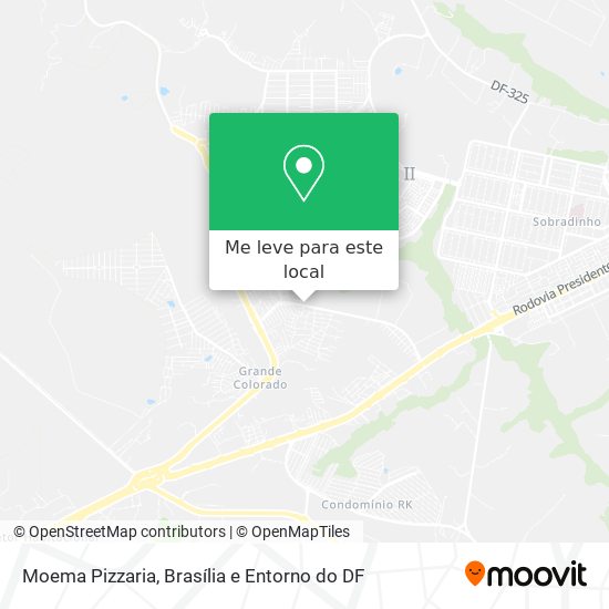 Moema Pizzaria mapa