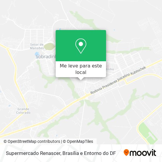 Supermercado Renascer mapa