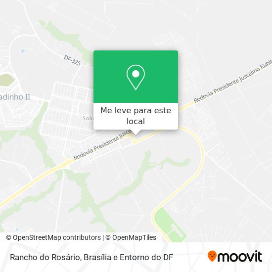 Rancho do Rosário mapa