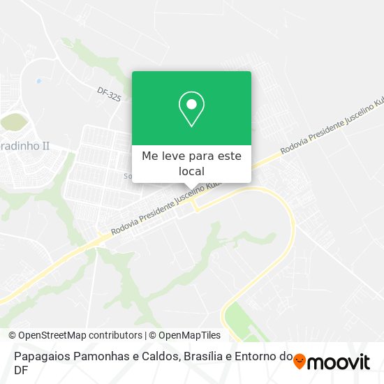 Papagaios Pamonhas e Caldos mapa