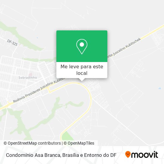 Condomínio Asa Branca mapa