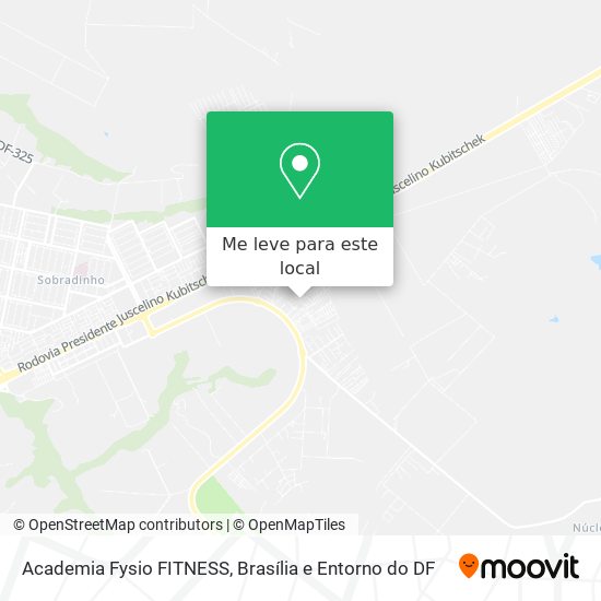 Academia Fysio FITNESS mapa