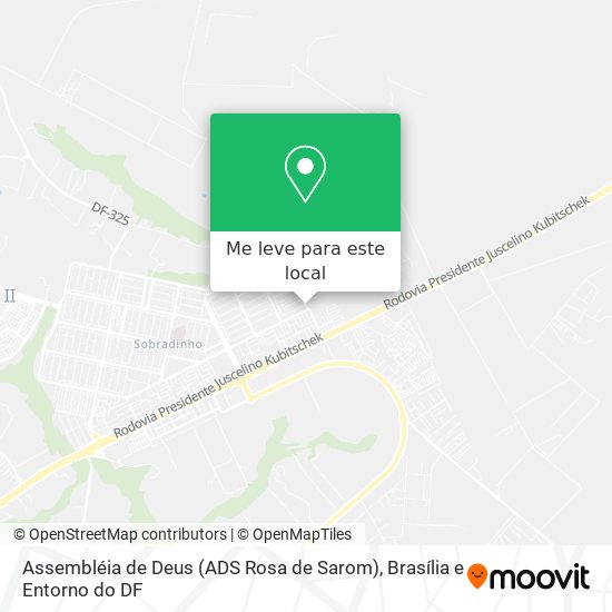 Assembléia de Deus (ADS Rosa de Sarom) mapa